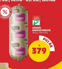 PENNY Dárdás Baromfipárizsi ajánlat