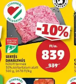PENNY Sertés darálthús ajánlat