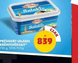 PENNY Président Salakis Krémfehérsajt ajánlat