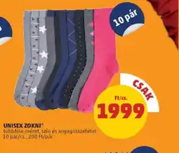 PENNY Unisex Zokni ajánlat