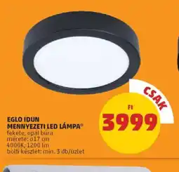 PENNY Eglo Idun Mennyezeti LED lámpa ajánlat