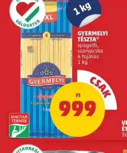 PENNY Gyermelyi Tészta ajánlat