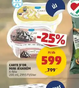 PENNY Carte D'or Mini Jégkrém ajánlat
