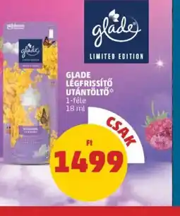 PENNY Glade Légfrissítő Utántöltő ajánlat