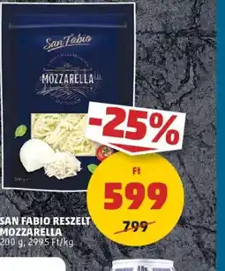 PENNY San Fabio Reszelt Mozzarella ajánlat