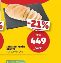 PENNY Szeletelt fehér kenyér ajánlat