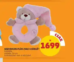 PENNY Babybruin plüss maci csörgő ajánlat