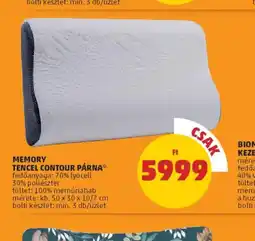 PENNY Memory Tencel Contour Párna ajánlat