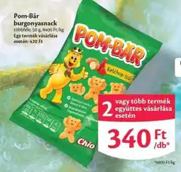 Pom-Bär burgonyasnack