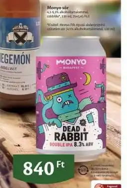 EcoFamily Monyo sör ajánlat