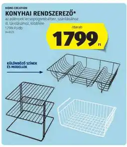 ALDI KONYHAI RENDSZEREZŐ ajánlat