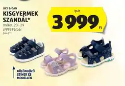 ALDI Lily & Dan Kisgyermek Szandál ajánlat