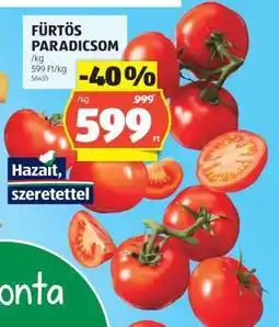 ALDI Fürtös paradicsom ajánlat