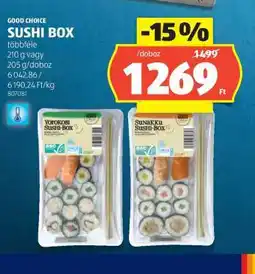 ALDI Sushi box ajánlat