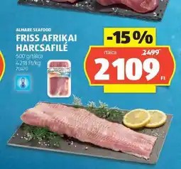 ALDI Friss, afrikai harcsafilé ajánlat