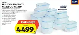 ALDI FRISSENTARTÓDOBOZ-KÉSZLET, 13 RÉSZES ajánlat