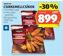 ALDI AMERICAN CSIRKEMELLSÍKOK ajánlat