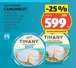 ALDI Tihany Camembert ajánlat