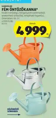 ALDI Fém öntözőkanna ajánlat