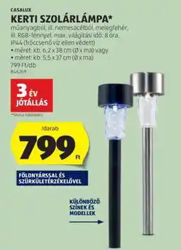 ALDI CASALUX KERTI SZOLÁRLÁMPA ajánlat