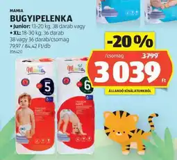ALDI Mamia Bugyipelenka ajánlat
