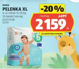 ALDI Mamia Pelenka XL ajánlat