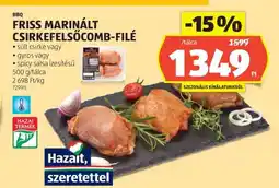 ALDI Friss Marinált Csirkefelsőcomb-filé ajánlat