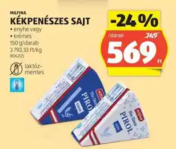 ALDI MILFINA KÉKPENÉSZES SAJT ajánlat