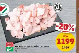 PENNY Kockázott sertés zsírszalonna ajánlat