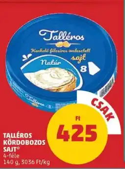 PENNY Talléros kördobozos sajt ajánlat