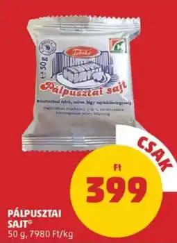 PENNY Pálpusztai sajt ajánlat