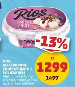PENNY Rios mascarpone- erdei gyümölcs ízű jégkrém ajánlat