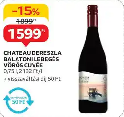 Auchan Chateau dereszla balatoni lebegés vörös cuvée ajánlat