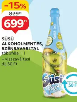 Auchan Süsü alkoholmentes, szénsavas ital ajánlat
