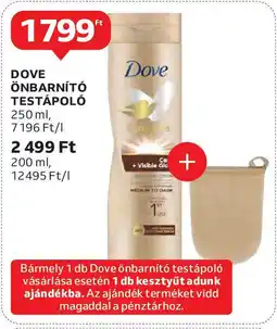 Auchan Dove önbarnító testápoló ajánlat