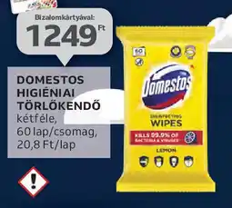 Auchan Domestos higiéniai törlőkendő ajánlat