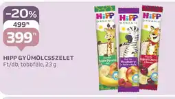 Auchan Hipp gyümölcsszelet ajánlat