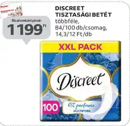 Auchan Discreet tisztasági betét ajánlat
