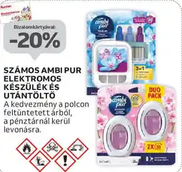 Auchan Számos Ambi Pur elektromos készülék és utántöltő ajánlat