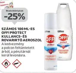 Auchan Számos 100 ml-es Off! protect kullancs- és rovarirtó aeroszol ajánlat