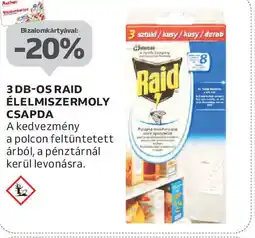 Auchan 3 db-os raid élelmiszermoly csapda ajánlat