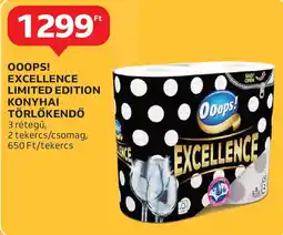 Auchan Ooops! excellence limited konyhai törlőkendő edition ajánlat