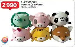 Auchan One two fun puha plüss párna ajánlat