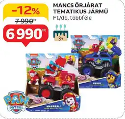 Auchan Mancs őrjárat tematikus jármű ajánlat