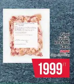 Coop Pápai füstölt, kockázott bacon ajánlat