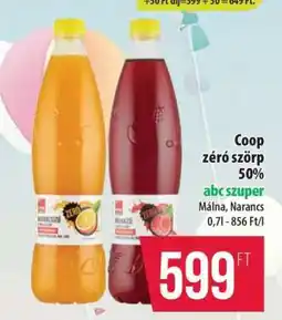 Coop Coop Zéró szörp ajánlat