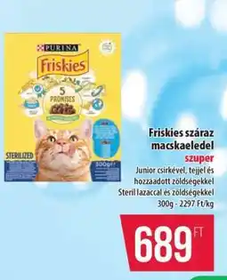 Coop FRISKIES Száraz macskaeledel ajánlat