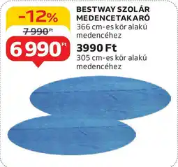 Auchan Bestway szolár medencetakaró ajánlat
