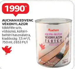 Auchan Auchan kedvenc vékonylazúr ajánlat
