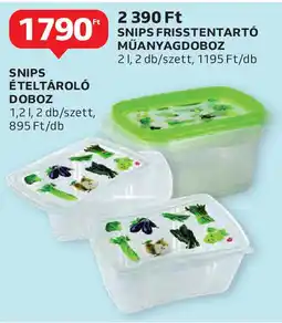 Auchan Snips ételtároló doboz ajánlat